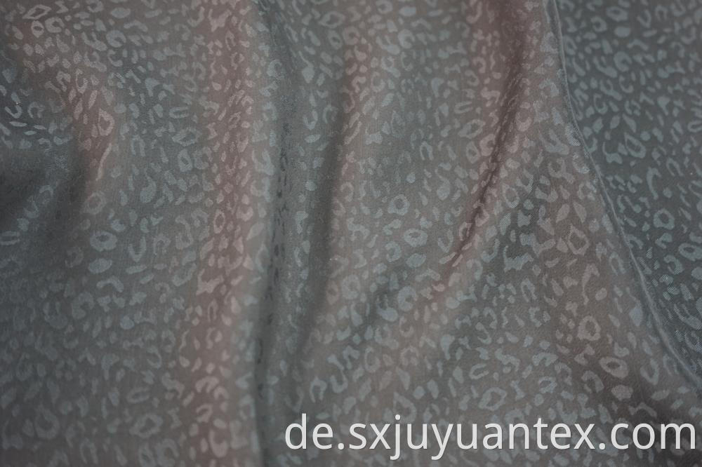 Leopard Jacquard Weaved Fabric